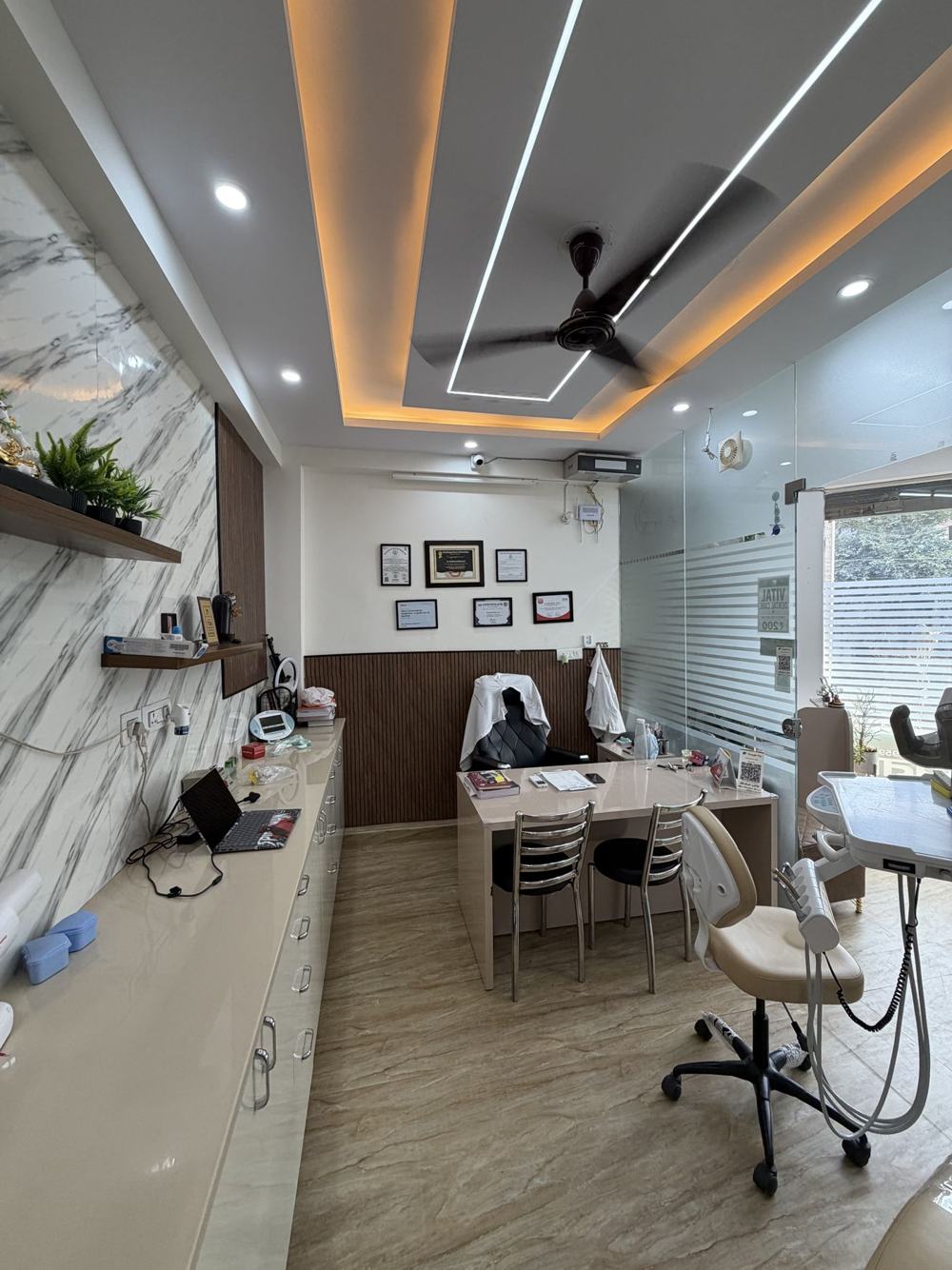 The consultation area at Vital Dental Care