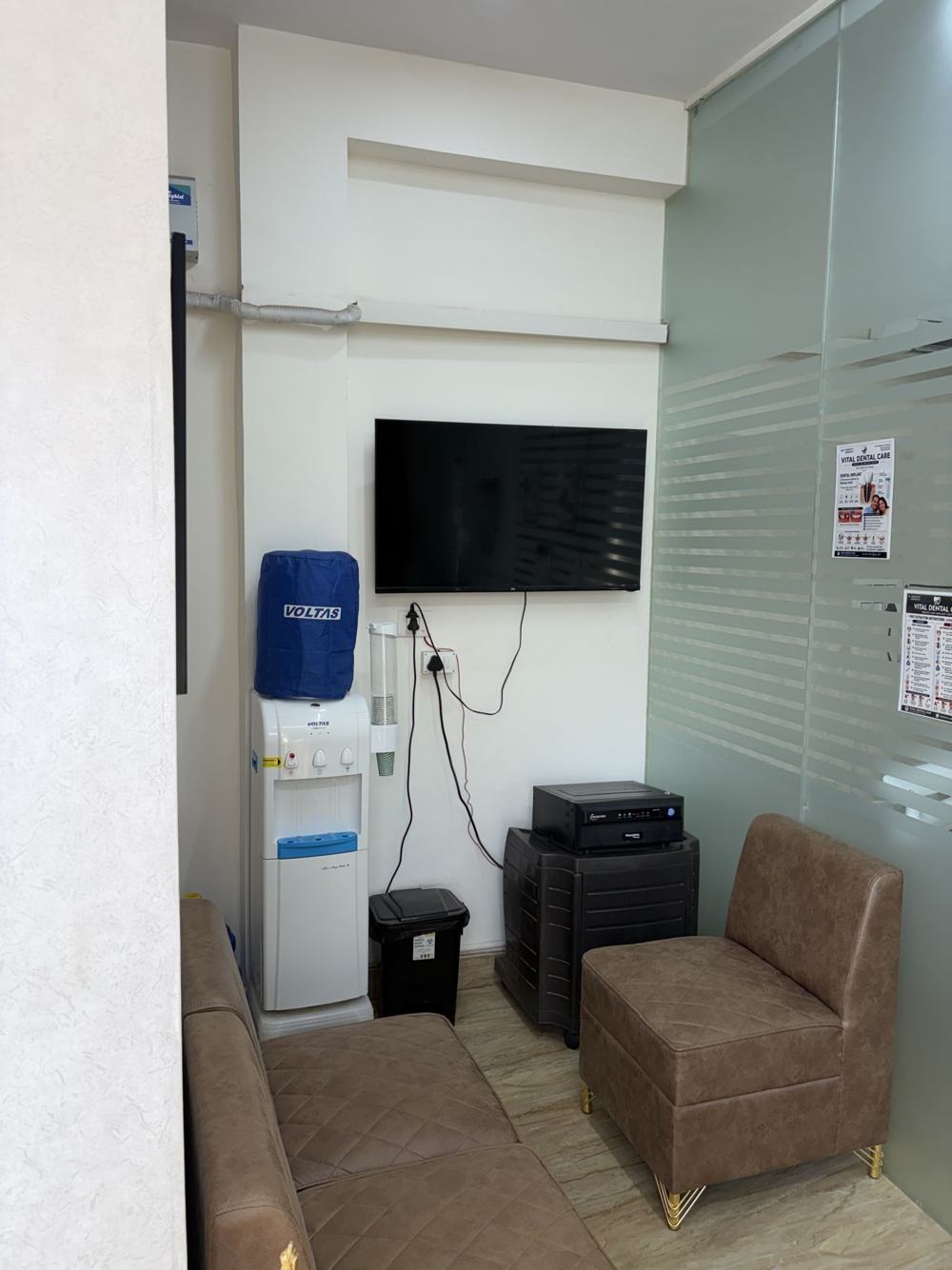 The waiting area